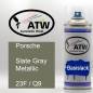 Preview: Porsche, Slate Gray Metallic, 23F / Q9: 400ml Sprühdose, von ATW Autoteile West.